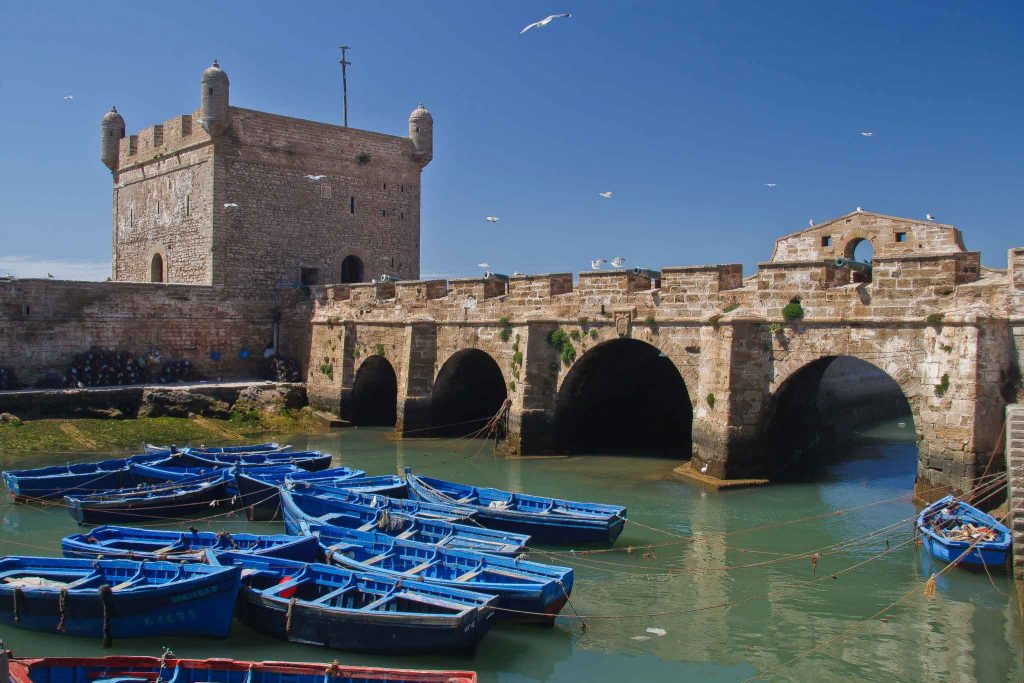 Essaouira Maroc - Le port de pêche Skala